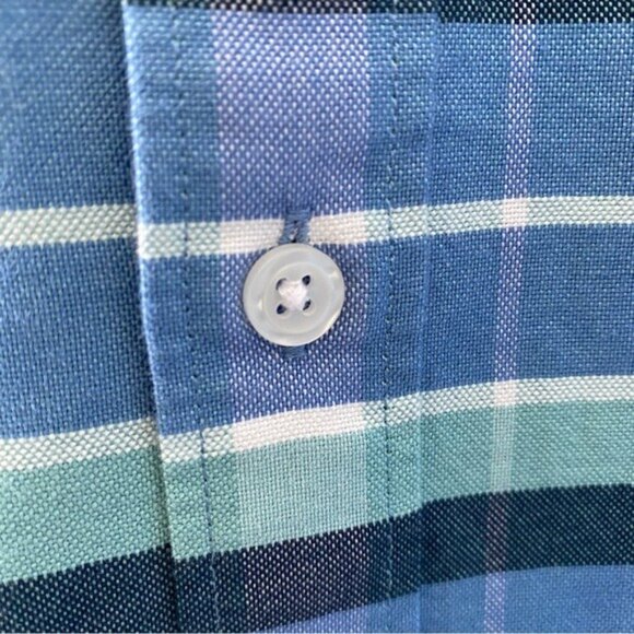 NWT J Crew Men's Classic‎ Flex Oxford Long-Sleeved Button-Down Shirt Size L - Picture 4 of 9